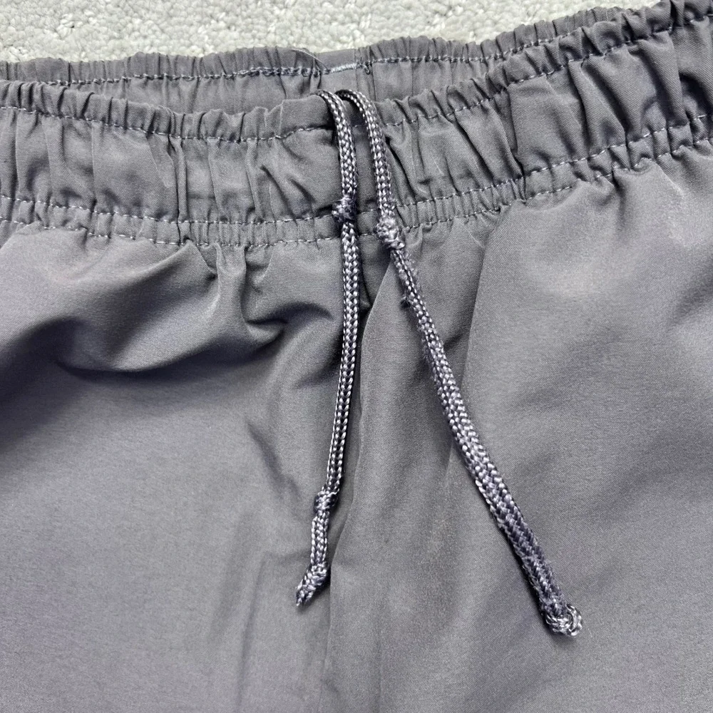 VINTAGE 90s Reebok Track Pants Womens Small Grey Faded Tapered Lined Ankle Zip